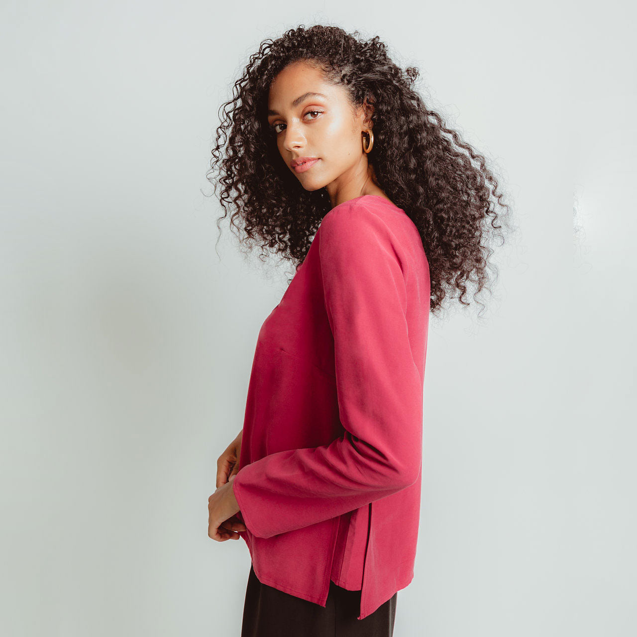 Panel Top in Rose - 50% Off