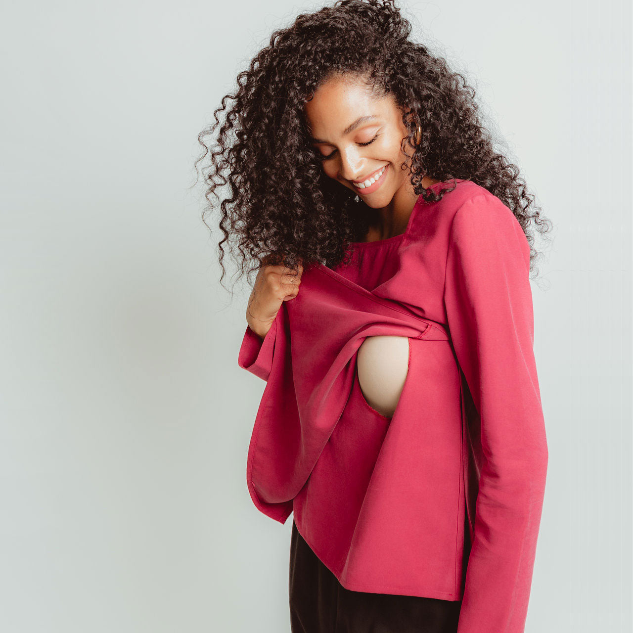 Panel Top in Rose - 50% Off