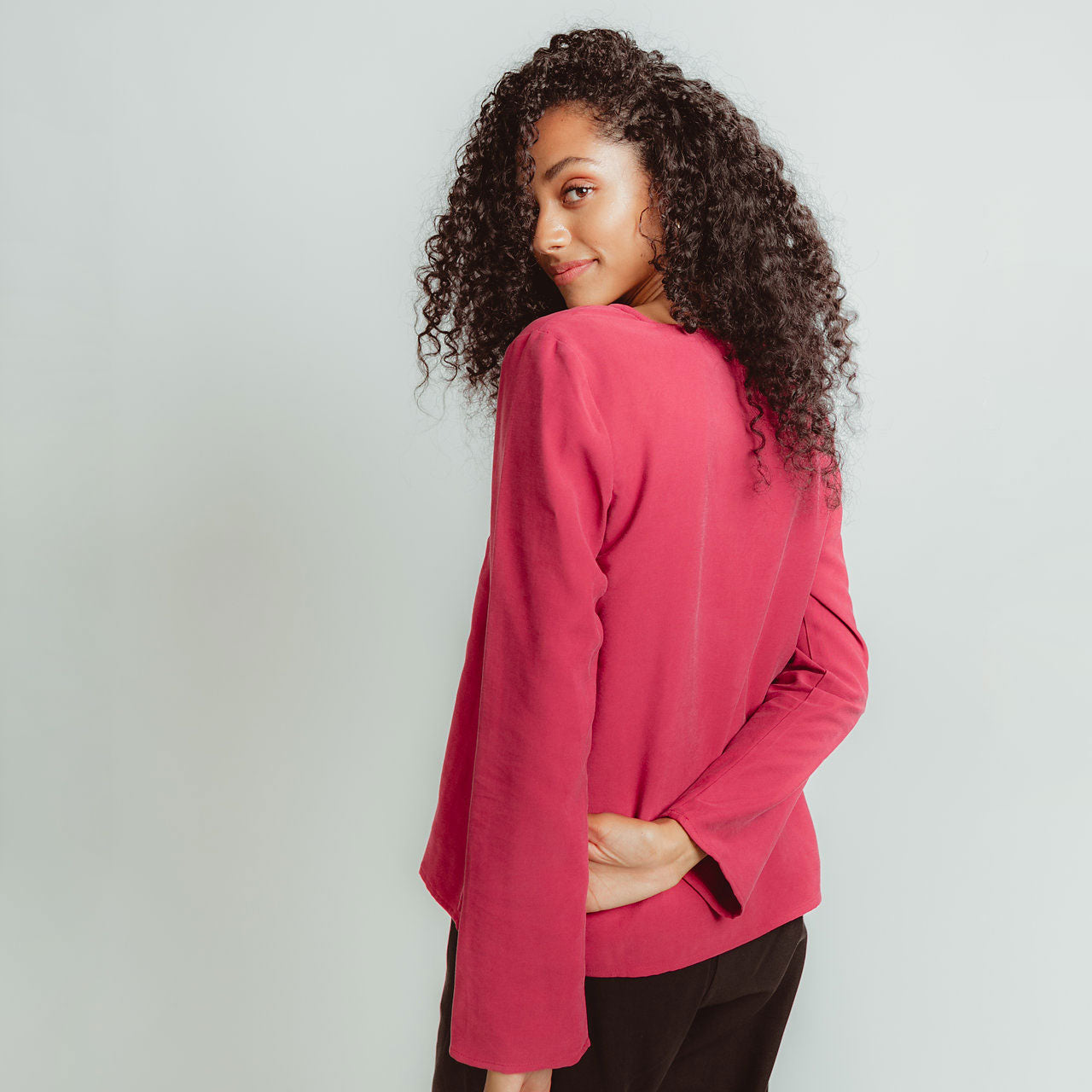 Panel Top in Rose - 50% Off