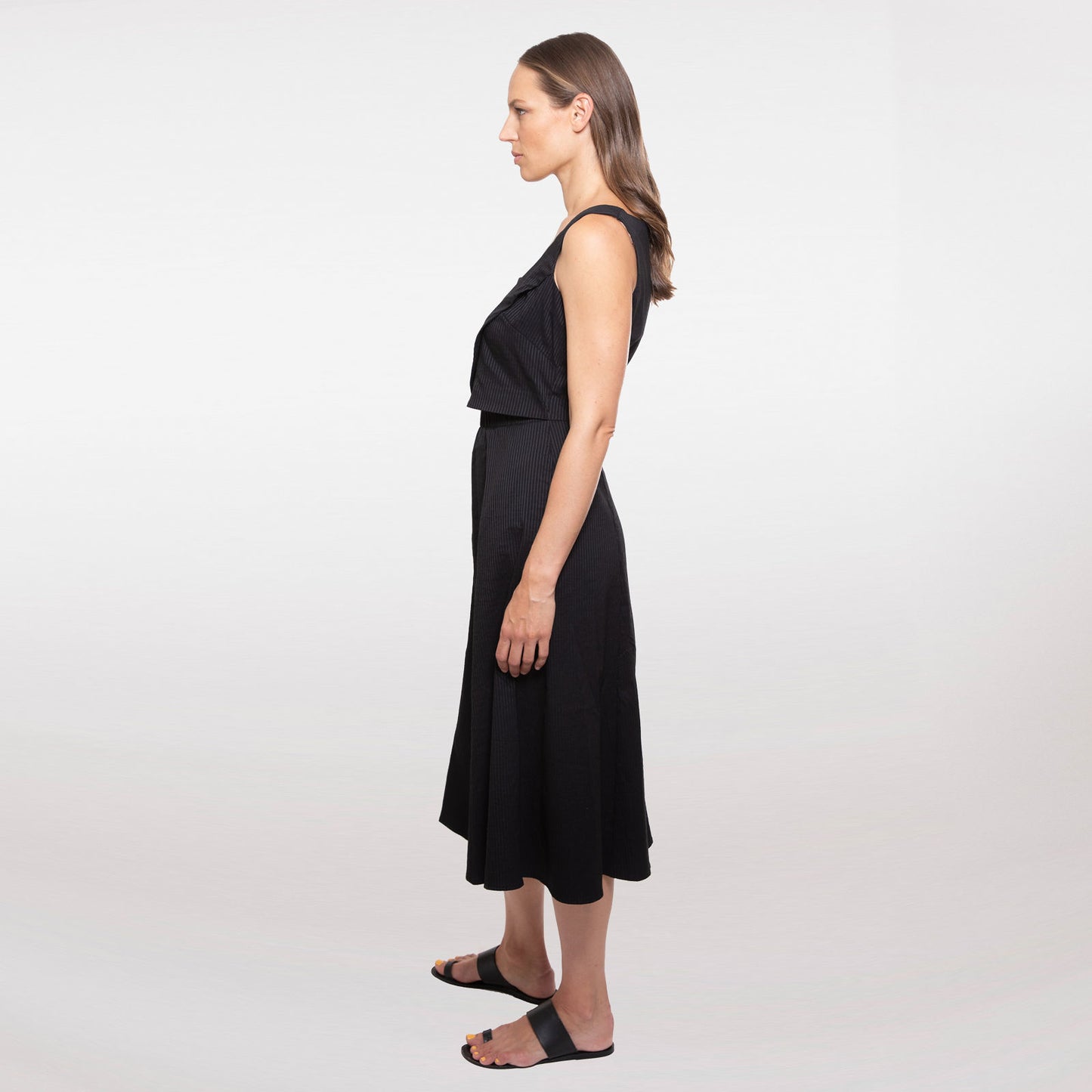 Crossover Dress in Black